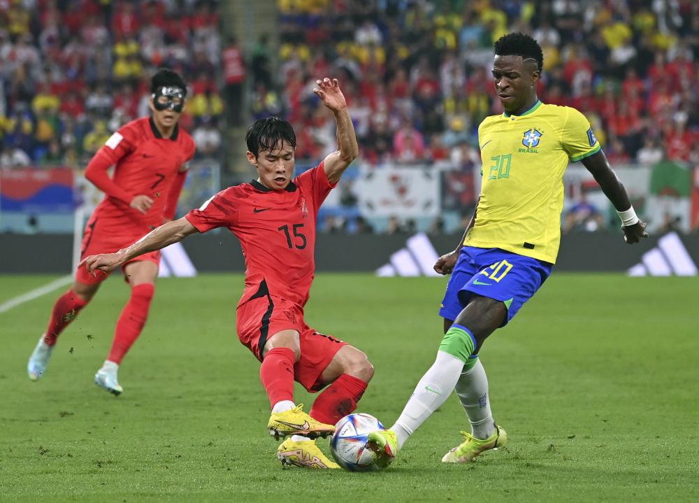 巴西队在世界杯赛场大放异彩