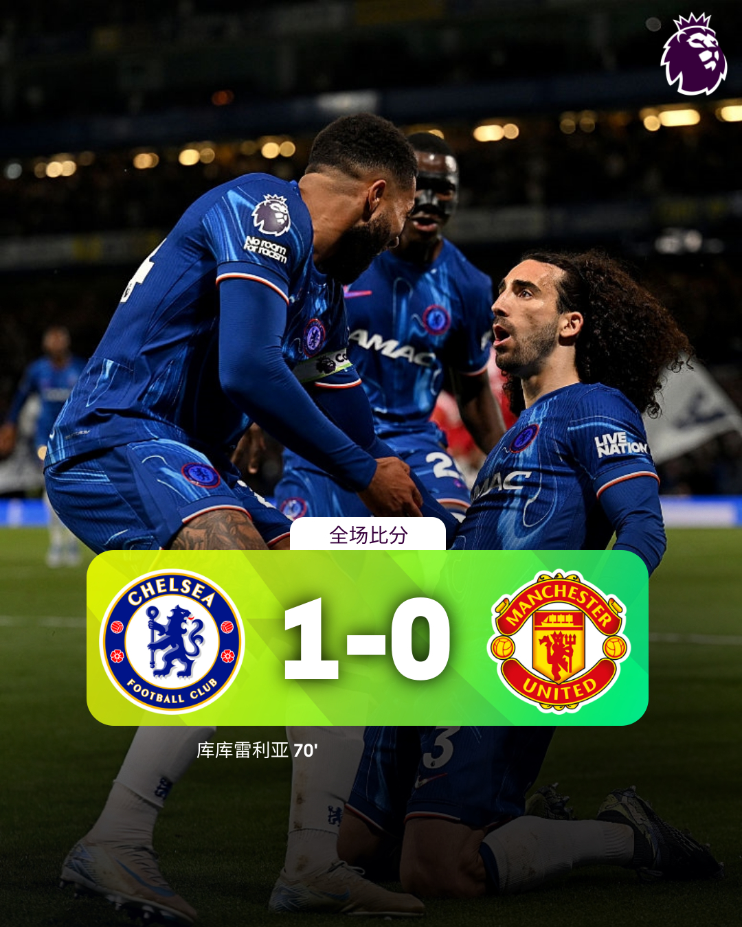 包含切尔西客场逆转，结束英超连胜之旅的词条